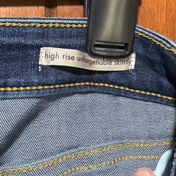 Wrangler women’s high rise skinny Indigo Jeans - Picture 4 of 9